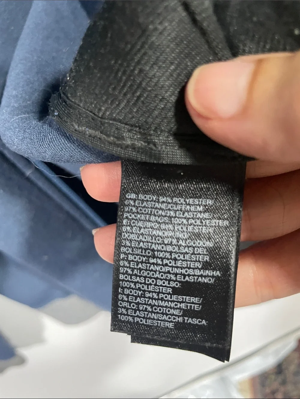 The North Face Dark Navy Zip-Up Fleece Jacket